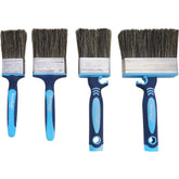 Bluespot Soft Grip Outdoor Paint Brushes Decorating Fence Diy Brush Set 4pc